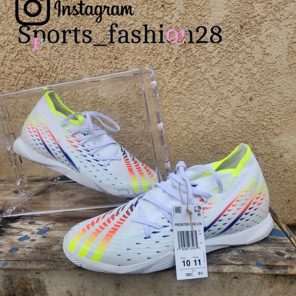 Size 10 Adidas Predator Edge 3 In Soccer Cleats unisex - Picture 1 of 9